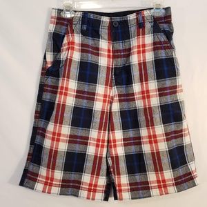Faded Glory Boys Plaid Adjustable Shorts